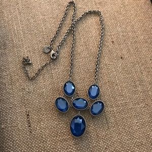 Touchstone Crystal bySwarovski Royal Blue necklace